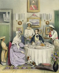 El desayuno, placa 3 de 